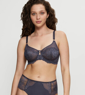 Dámska podprsenka Wild Peony Florale W01 - GRAY - sivá 00DK - TRIUMPH GRAY 75G