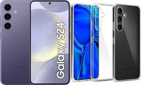 Samsung Galaxy S24 5G 8/256GB Fioletowy (SM-S921BZV) + Etui Clear Case
