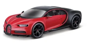 Bburago Bugatti Chiron Šport červeno-čierna 1:32