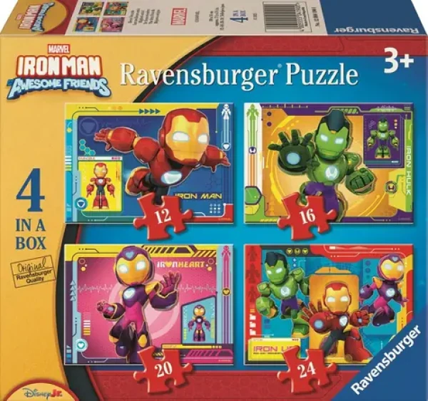 Ravensburger Iron Man a jeho úžasní priatelia /4v1/ od 3 rokov