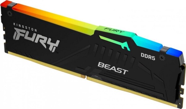 Kingston Fury Beast RGB, DDR5, 16 GB, 6000MHz, CL30 (KF560C30BBEA-16)