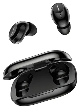 Awei T20 čierna / Bezdrôtové slúchadlá s mikrofónom / TWS / ENC / Bluetooth 5.4 / dobíjacie púzdro (T20)
