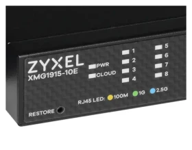 ZyXEL XMG1915-10E / Switch Managed L2 / 8x 2,5 GbE RJ-45 / 2x 10G SFP+ / fanless (XMG1915-10E-EU0101F)