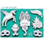 Silikónová forma jednorožec - Galias Moulds - Galias Moulds