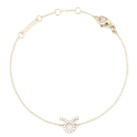 Daniel Wellington Pozlátený retiazkový náramok znamenia Býk Crystal Zodiac DW00400908