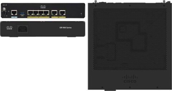 TRITON Cisco C921-4PLTEGB ruter Gigabit Ethernet Čierny