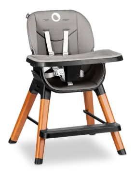 Lionelo Jedálenská stolička Mona Black Onyx 4v1 (LKRZMONABKOYXXXXXXXX)