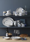 Royal Copenhagen Porcelánový hlboký tanier Blue Fluted Mega Ø 21 cm