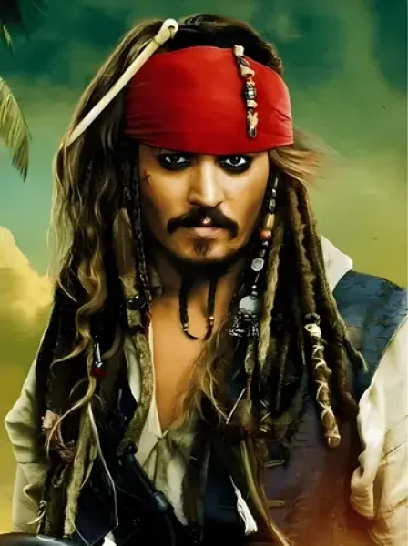 Norimpex Diamantové maľovanie Piráti - Jack Sparrow