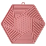 Epic Pet LickSnack Lízacia podložka hexagon svetlo ružový 17x15cm (443-292002)