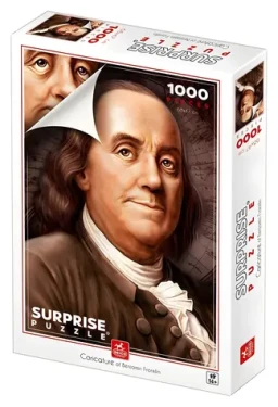 DEICO Surprise puzzle Karikatúra Benjamina Franklina