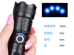 Mamido Výkonné LED aku svietidlo USB vodeodolné SP0799