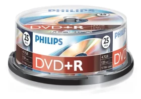 Philips DVD+ R 4,7 GB 16x / Médium DVD / 25 ks / Spindl (DR4S6B25F/00)