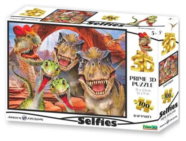 Prime 3D Puzzle Raptoria selfie