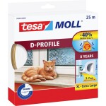 Tesa D-Profil 05389-00000-00 tesniaca páska tesaMOLL® biela (d x š) 25 m x 9 mm 25 m; 05389-00000-00