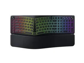 Razer Pro Type Ergo čierna / bezdrôtová ergonomická klávesnica / 2.4GHz / Bluetooth / USB-C / US Layout (RZ03-05440100-R3M1)