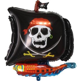 Fóliový balón pirátska loď 67x53cm - Cakesicq - Cakesicq