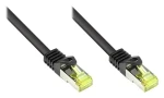 Good Connections Patch kábel Cat7 čierny / Patch kábel / S/FTP / RJ-45 / 1 m / 600 MHz (8070R-010S)