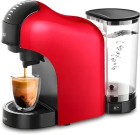 Ufesa Bellagio červená / Kávovar / multikapsľový / Dolce Gusto, Nespresso, mletá káva / 1400 W / 15 bar (100002070728)