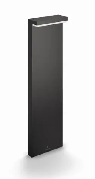Philips Bustan 9W šedá / LED vonkajšie stĺpové svietidlo / 1000LM / 2700K / IP44 (8718696158906)
