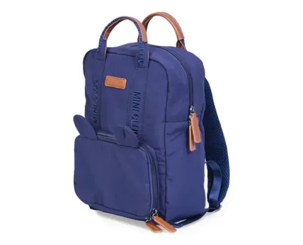 Childhome Detský batoh Mini Club Signature Navy (CWKIDSUNA)