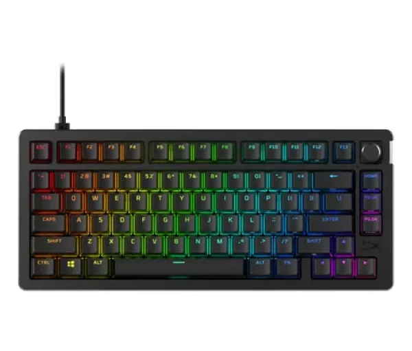 HyperX Alloy Rise 75 / Mechanická herná klávesnica / HyperX Red / US / RGB LED podsvietenie / anti-ghosting (7G7A4AA)