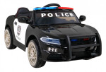 Mamido Detské elektrické autíčko Super-Police čierne