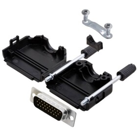 TRU COMPONENTS TCDPPK15BKHDP26K 7709416 sada D-SUB kolíkové lišty 180 ° Pólov: 26 spájkovaný 1 ks; 7709416