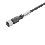 Weidmüller SAIP-M12BG-4-5.0U upravený zástrčkový konektor pre senzory - aktory, 1108740500, piny: 4, 5.00 m, 1 ks; 1108740500