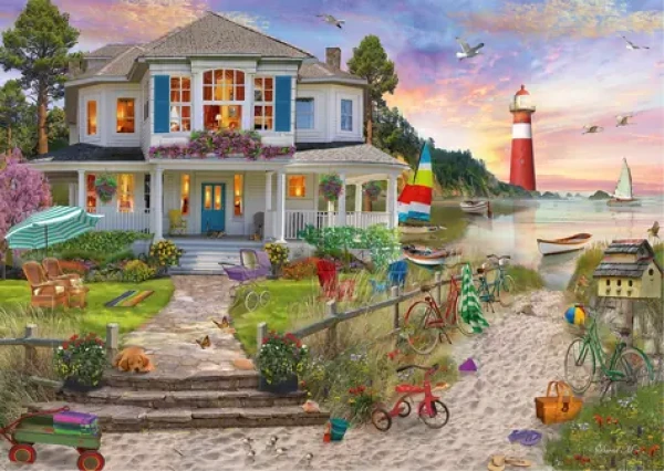 Schmidt Puzzle Dom na pláži