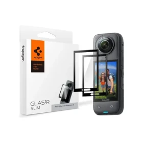 Spigen Glass tR SLIM S2P ochranné sklo pre Insta 360 X4 čierna / 2ks (AGL09309)