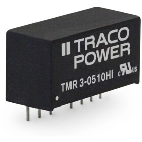 TracoPower TMR 3-1211HI DC / DC menič napätia, DPS 12 V/DC 5 V/DC 600 mA 3 W Počet výstupov: 1 x; TMR 3-1211HI