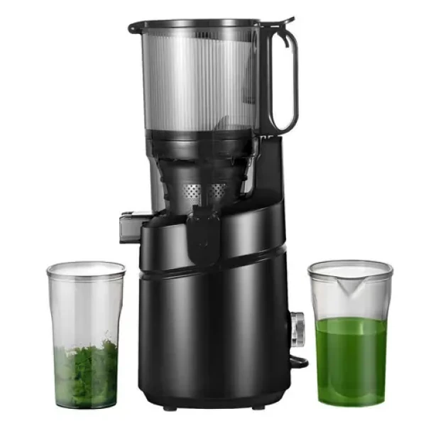 AMZCHEF SJ-036-BK čierna / Pomalý odšťavovač / 250 W / 1,8 l / 3 filtre (SJ-036-BK)