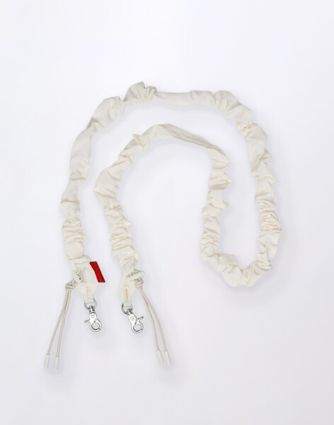 Topologie Bungee Strap Ecru Synthetic Leather