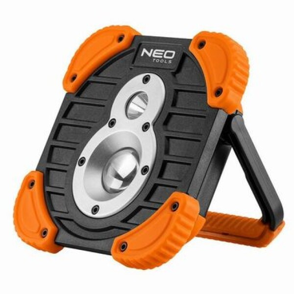 Neo Tools 99-040 / Batériový reflektor s powerbankou / 2600 mAh / 10W +3W / 50 + 250 lm / IP44 (99-040)