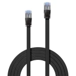 Lindy Cat6a Flachband čierna / Patch kábel / U/FTP / RJ-45 / 5 m (47484)