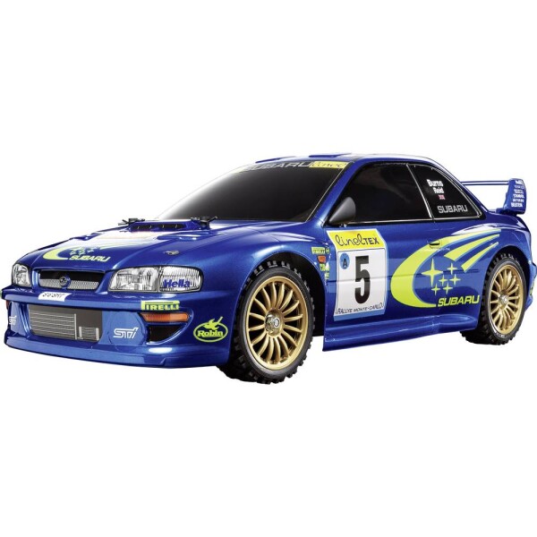 Tamiya TT-02 Subaru Impreza Monte Carlo 1999 komutátorový 1:10 RC model auta elektrický cestný model 4WD (4x4) BS; 58631