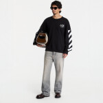 Mikina L/AB c/o Off-White™ Diag Crew Neck Sweatshirt Black XL