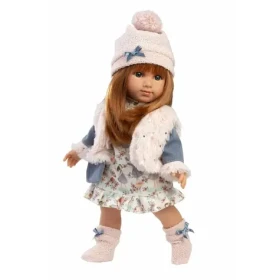 Llorens 53555 NICOLE - realistická bábika s mäkkým látkovým telom - 35 cm