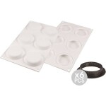 Set silikonová forma Chablon kulatý + formičky 6x 50ml - Silikomart - Silikomart