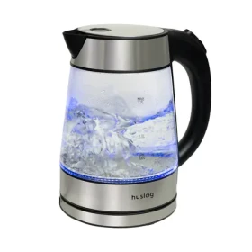 Huslog Rýchlovarná sklenená kanvica / 2200W / 1.7 L / LED podsvietenie (KAT00095)