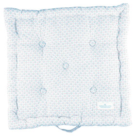 GREEN GATE Prešívaný podsedák Narina Pale Blue 50 x 50 cm