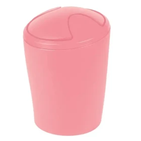Spirella MOVE výklopný odpadkový kôš 5 L ružový / plast (7610583186751)