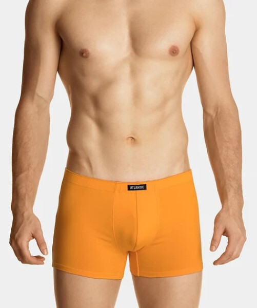 Pánske boxerky Atlantic 3MH-171 A'3 M-2XL černo-žluto-šedá XXL