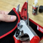 Čistiaca utierka s červeným prešitím FELCO 934