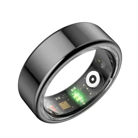 Powerton SMART Ring veľ. 8 čierna / Šikovný prsteň / BT 5.0 / IP68 (WPSR02-B8)