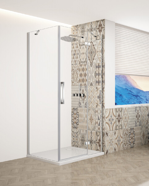 GELCO - TRINITY CHROM obdĺžnikový kút 800x1000 pravý, číre sklo, GT5680-10CR-CH GT5680-10CR-CH