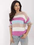 Jumper MI SW 1903.94 bielo-ružový jedna velikost