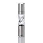 AdHoc DUOMILL PURE nerez / Mlynček na soľ a korenie / 2v1 / keramický mechanizmus CeraCut® / 22 cm (MP900)
