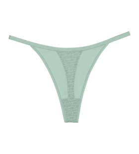 Dámske tangá Triumph Signature Sheer String - BLUE - svetlozelené 7329 - TRIUMPH BLUE 42